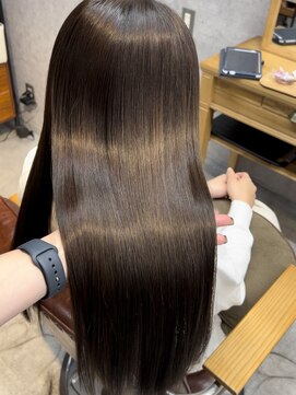 ナチュラル グロー 仙台駅前店(Natural grow) 艶カラー×魔法の縮毛矯正