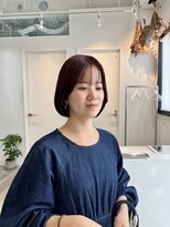 ロカ 表参道(loka)&nbsp;ピンクブラウン/ショートヘア［表参道/髪質改善/ハイライト］