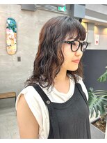 テトヘアー(teto hair) ミディアムウェーブパーマ　くるくる