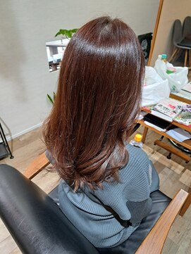 ピープス(PEEPS) 韓国風巻き&オイルカラー(レッド系)