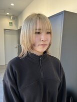 ゴウトゥデイシェアサロン 町田店(GO TODAY SHAiRE SALON)&nbsp;ブロンド×ウルフ【町田/韓国ヘア】