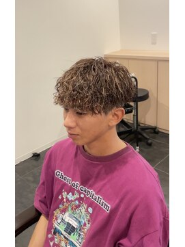 リープ(LEAP) 夏カラー　波巻きパーマ