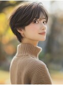 ★暗めカラーグランマッシュフェイスフレーミングデザインカラー