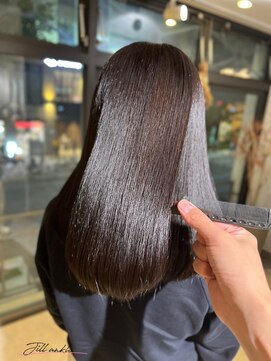 ジル アンク(Jill ankh) 《Jillankh 姫路駅前》オリーブアッシュ　髪質改善カラー