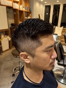 アメラボ(AmeLab) 名古屋天白区梅ヶ丘30~50代メンズショートバーバースタイル