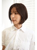 前下がりショートボブ