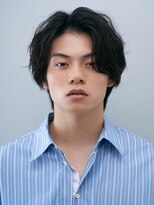 ヘアサロン ガリカ 表参道(hair salon Gallica) 【河原塚七海】メンズニュアンスパーマ前髪長めハンサムショート