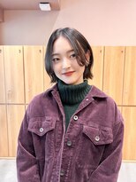 ガーデンヨコハマエスト(GARDEN YOKOHAMA est)&nbsp;ボブルフ　ネビージュ　小顔　レイヤー　シースルー　ワンレン