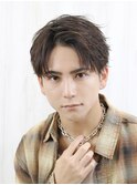 短髪アップバングナチュラル刈り上げショート