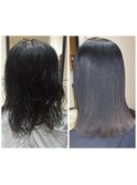 髪質改善ストレート