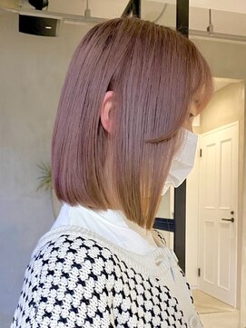 テクネ 天神大名(techne) 天神大名ダブルカラーショートボブショートカットケアブリーチ