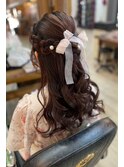 パーティーヘアセット（ウェディングにもOK）