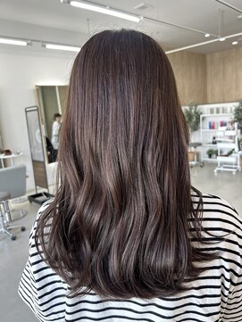 ミリ 奈良店(mm) マロンベージュ/グレージュ/レイヤーカット/近鉄奈良