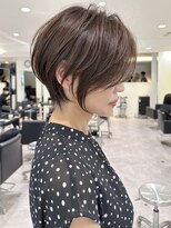 バンプ ギンザ(BUMP GINZA) 30代40代50代絶壁解消ひし形小顔前下がり大人ショートボブNAYU