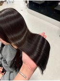 透明感カラー　グレージュカラー　赤み消しカラー