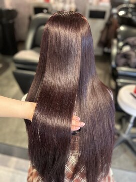 エルバイラビス 大宮(elu by lovis) ななせ/ダークラベンダー/艶カラー/透明感カラー