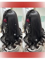 ヘアセット専門店 ナゴミ 池袋店(nagomi)&nbsp;サイド編みたらし