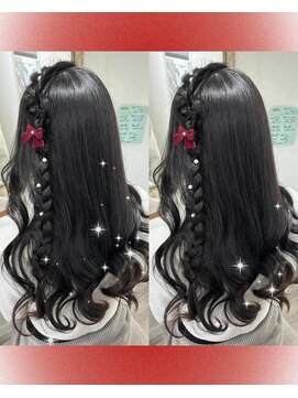 ヘアセット専門店 ナゴミ 池袋店(nagomi) サイド編みたらし
