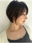 20代30代40代小顔丸みショート