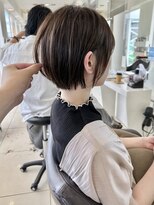ハピネス 西大寺店(Happiness)&nbsp;ショートカット×ひし形ショートボブ×前髪あり30代40代50代