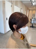 東静岡ショートボブくびれショートイルミナカラー顔周りレイヤー
