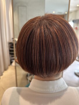 ロージーバイフーガヘアー 元住吉店(Rosy by FUGAhair) オレンジハイライト/マッシュルーム