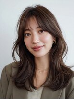 AccessMoon 米沢本店 クラゲヘアー/小顔/ココアベージュ/オリーブグレー/水戸米沢