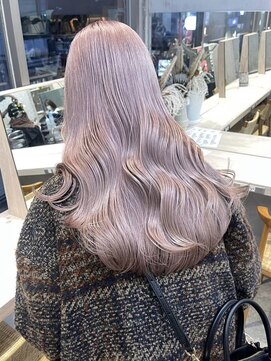 サンクプロジェクト(cinq PROJECT) ミルクティーピンクベージュカラーハイトーンカラーダブルカラー