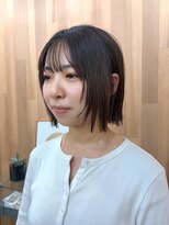 アガペー(Agape)&nbsp;ぱつっとbob×顔まわりレイヤー