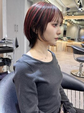 ロンド エメ 柏(Lond aimer) 髪質改善/大人ガーリー/似合わせカット/ショートボブ前髪/柏柏
