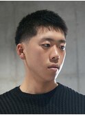 MEN'S/バズカット×テーパーフェード/ボウズ