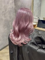ラビマーニ 箕面店(Labimani) ローレイヤーカット×ピンクラベンダーカラー