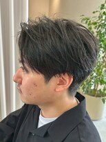 サイクル(CYCLE)&nbsp;MEN'S HAIR/波巻きツイストスパイラル/リバースセンターパート