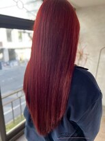 ジル アンク(Jill ankh)&nbsp;《姫路駅北　Jillankh》レッドカラー　髪質改善　ダブルカラー