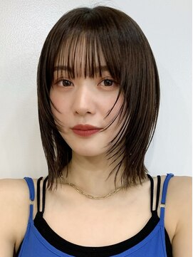 アイトーキョーエス 渋谷(AI TOKYO S) レイヤーボブ/オリーブベージュ/結べるボブ