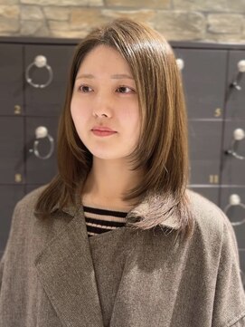 ザザ ZA/ZA 目白 明るめオリーブベージュ/オリーブブラウン/赤み消しカラー/目白