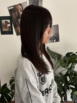 アロハナ 津店(ALOHANA) 赤み消し/透明感カラー/ブリーチ無しカラー/暗髪/髪質改善