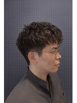 ワンワンオー バーバーショップ 長浜店(@110 BARBER SHOP)&nbsp;スパイラルパーマ×ナチュラル　洗練されたメンズスタイル