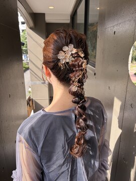 プランツヘアー 高宮店(Plants hair) 編みおろしpony