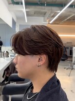 テンション(tension)&nbsp;メンズカットフェザーパーマニュアンスパーマ眉毛カット札幌大通
