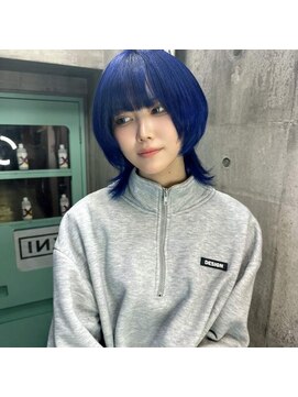 アールイーバイインク 渋谷(Re. by INK.) イメチェンヘアスタイル/ピンクベージュ/アンブレラカラー渋谷