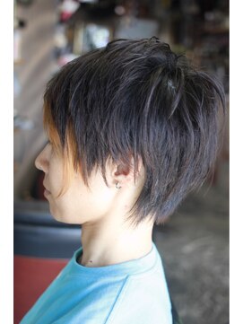 オーバーキャプテンネイキッド(OVER CAPTAIN NAKED) 夏に涼しい★メリハリ2ブロックベリーショート