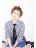 メリハリ小顔ショート