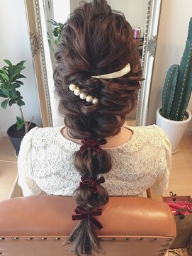 ラウレア 博多店(laulea) ねじりと編み込みmixおろし☆