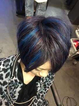 ゾーマ(ZOUMA) 寒色ウルフ!メッシュで個性♪ TRICKSTYLE☆