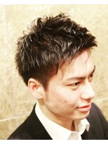 バルビエ グラン 銀座(barbier GRAND) フェードカット/かき上げヘア/涼しげヘア