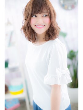 ミック ヘアアンドビューティー 大山店(miq  Hair&Beauty) 透明感あふれる☆フェアリーミディa