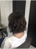 SHINING　前下がり切りっ放しボブ＊柔らかデジタルパーマ