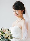 【花嫁ヘア】× 結婚式や結婚パーティの編み込みフルアップ