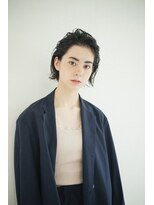 イーズ(e's)&nbsp;くせ毛風デジタルパーマ　センシュアルショート　　フレンチボブ